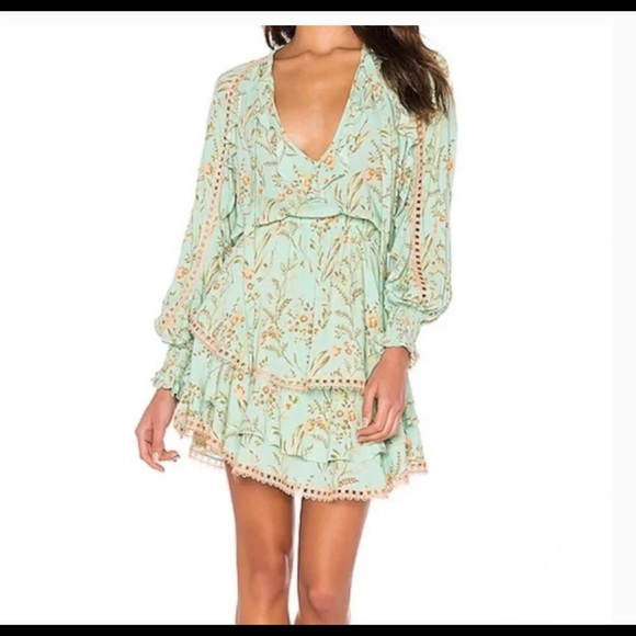 Spell & The Gypsy Maisie Playdress. Vintage Turquoise Size M - Picture 6 of 7